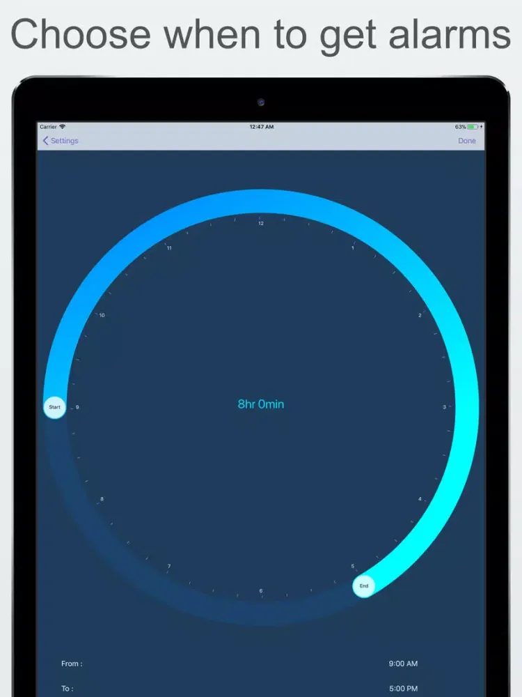 Stand Up - Reminder and Timer iPad  Screenshots