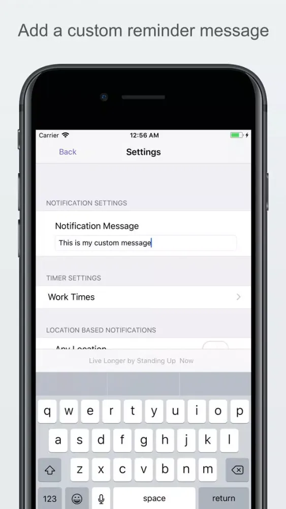 Stand Up - Reminder and Timer Screenshots