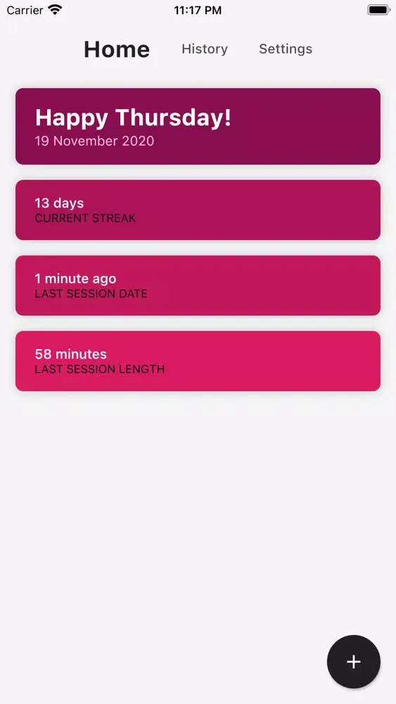 Capturas de tela do Mello - Meditation Tracker