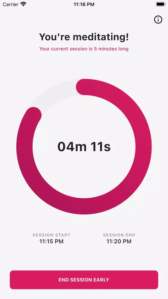 Capturas de tela do Mello - Meditation Tracker