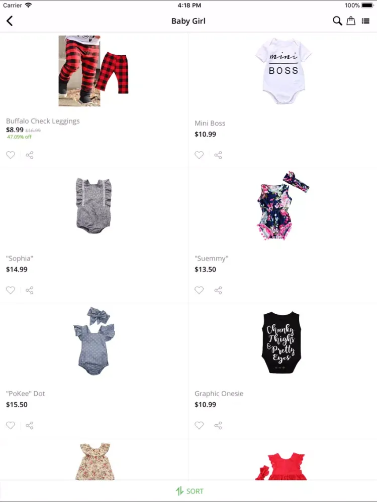 Zrzuty ekranu Attic Angel Boutique iPad 