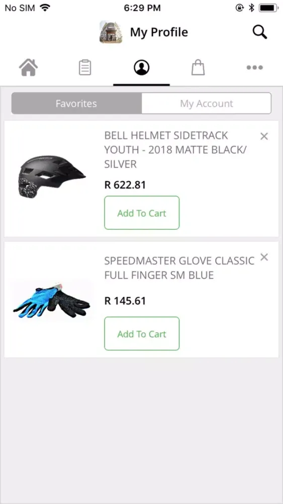 Cycle Teknix Online Shop Screenshots