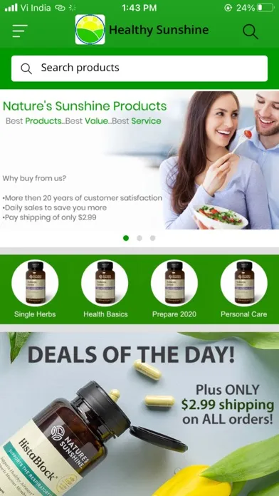 Captures d'écran de Healthy Sunshine: Buy NSP Now!