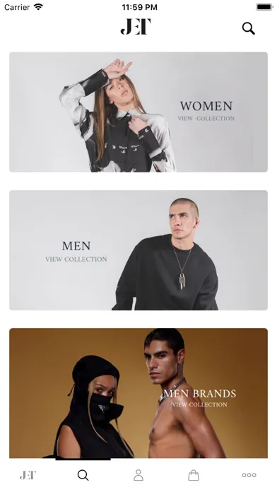 Tangkapan skrin JET - Luxury Fashion, Sneakers