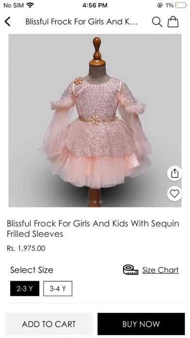 Tangkapan layar Mumkins Kids Wear