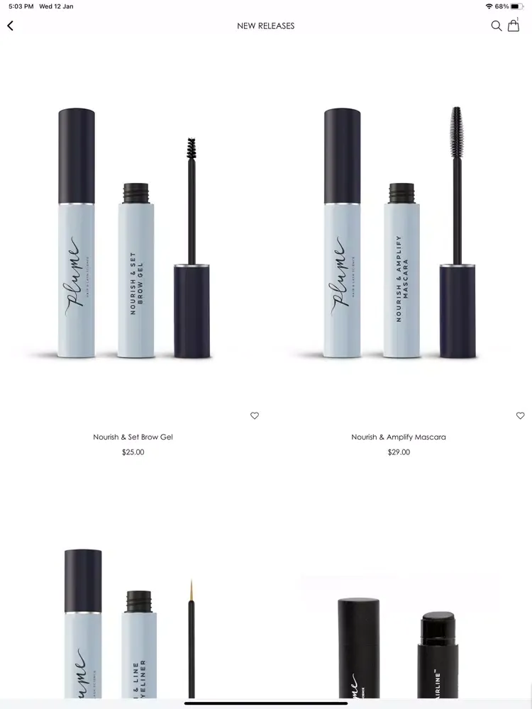 ภาพหน้าจอของ Plume Hair & Lash Science iPad 