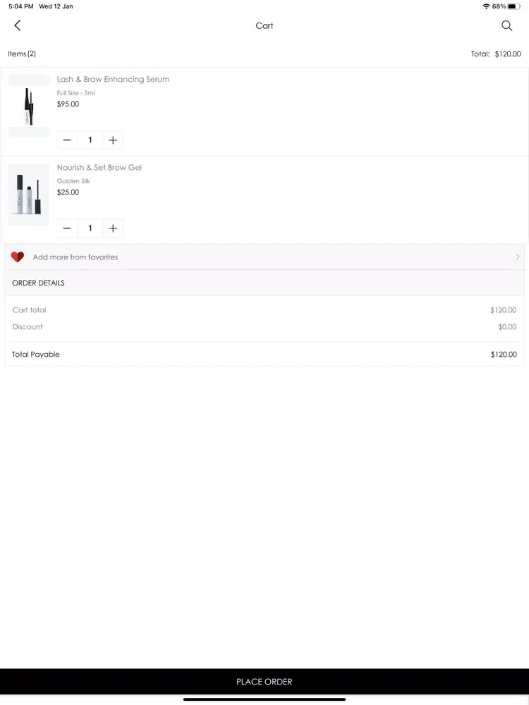ภาพหน้าจอของ Plume Hair & Lash Science iPad 
