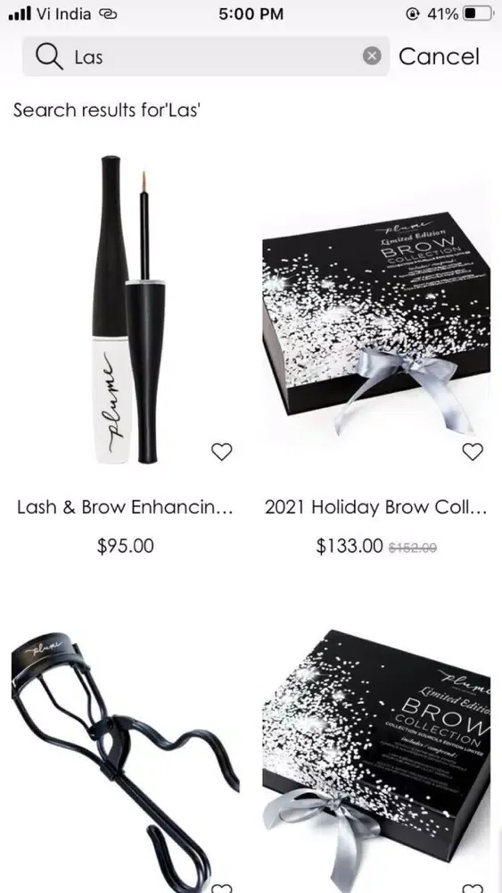 ภาพหน้าจอของ Plume Hair & Lash Science