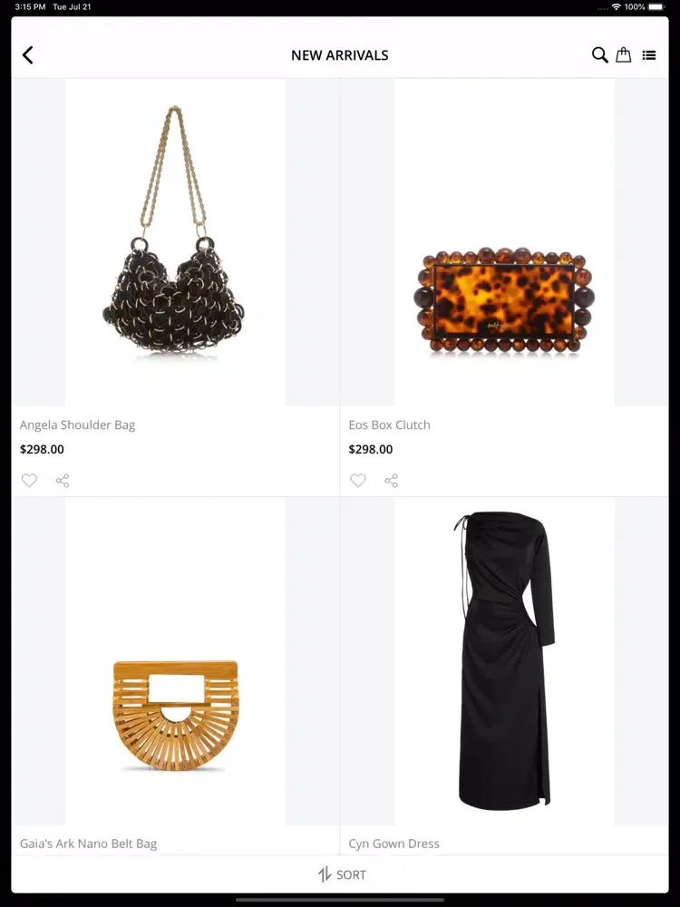 shop-olivia.com iPad  Screenshots