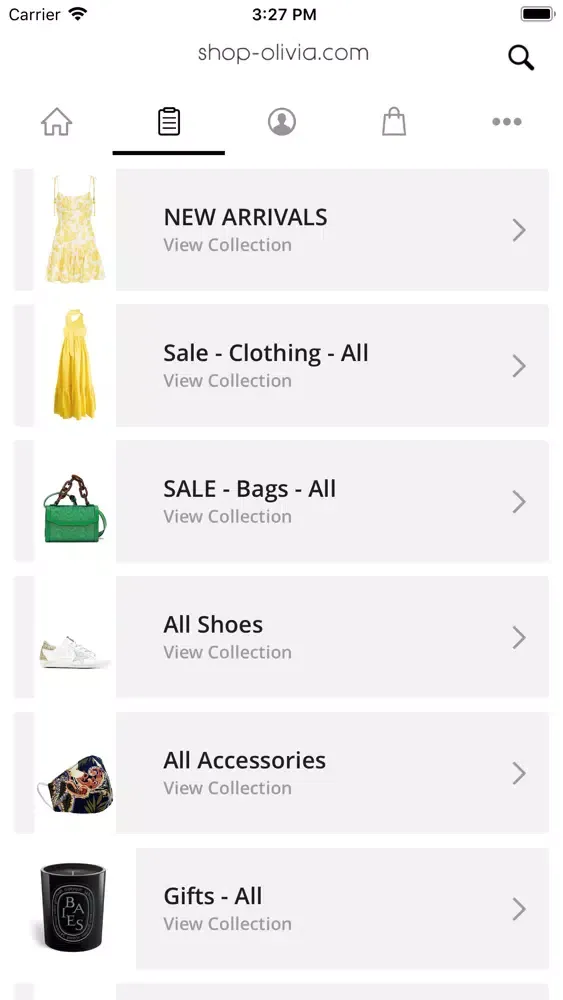 shop-olivia.com Screenshots