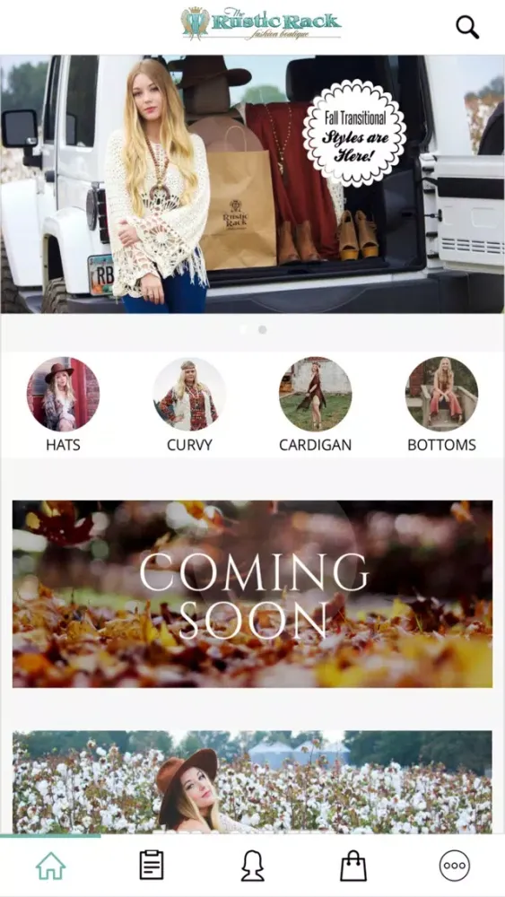 Tangkapan layar The Rustic Rack Boutique, LLC