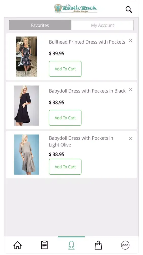 Tangkapan layar The Rustic Rack Boutique, LLC