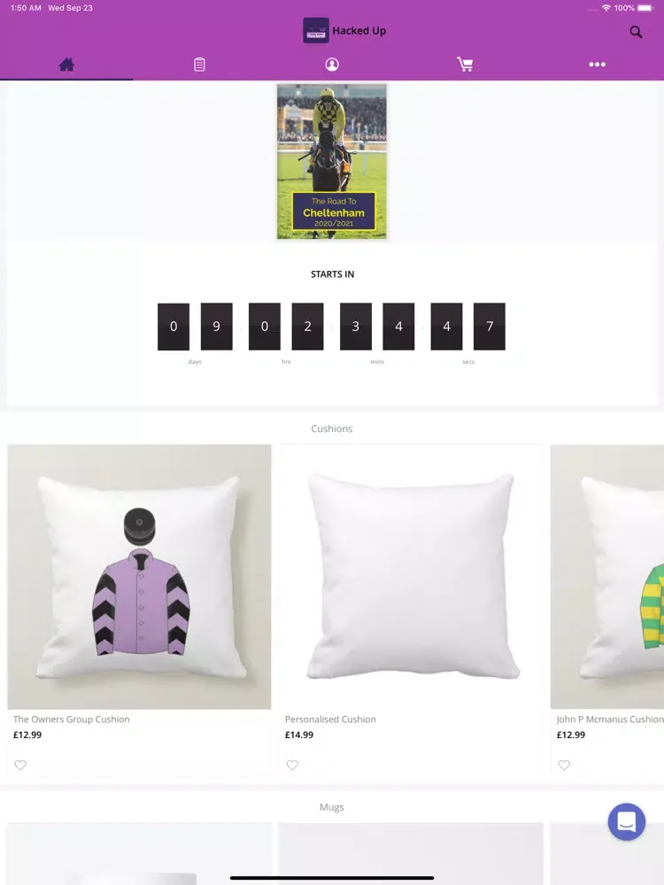 Zrzuty ekranu Hacked Up Horse Racing Gifts iPad 