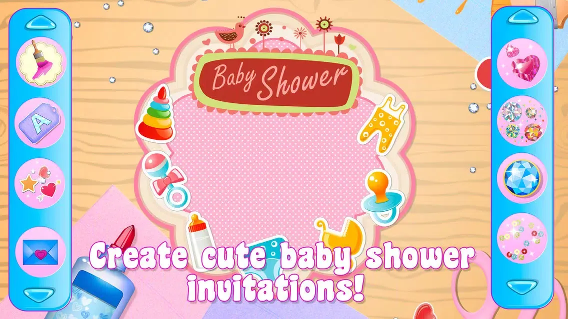تصاویر Baby Shower Invitations Mommy Party Free
