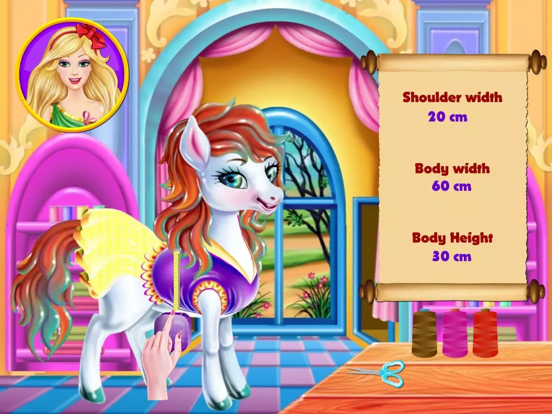 Screenshot di Barbara Pony Dress Designer iPad 