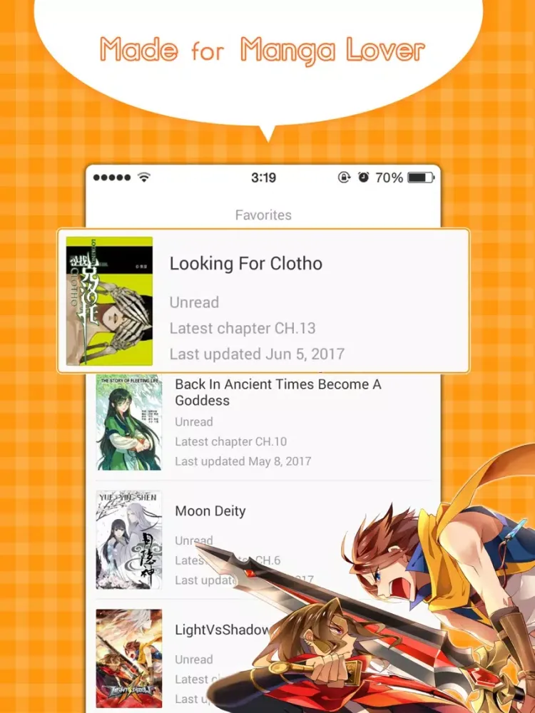 Buka Manga - Premium daily comics iPad  스크린샷