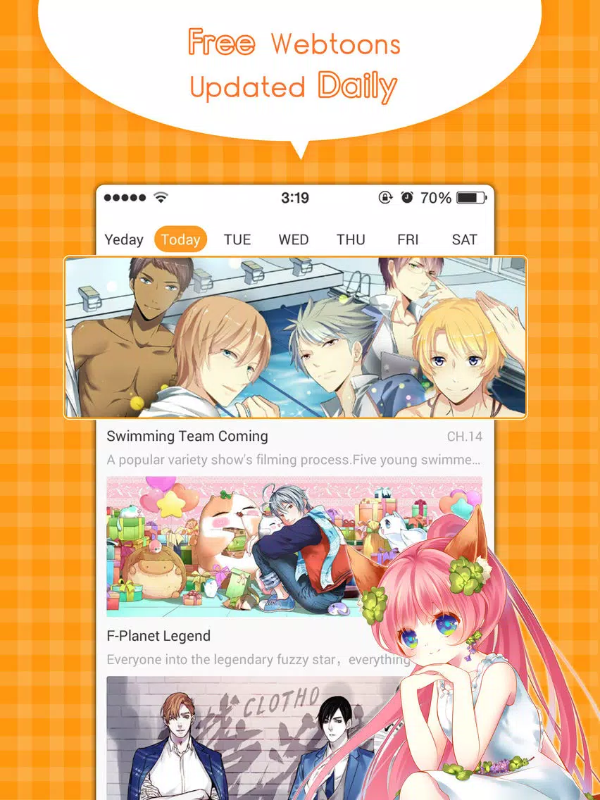 Buka Manga - Premium daily comics iPad  Ekran Görüntüleri