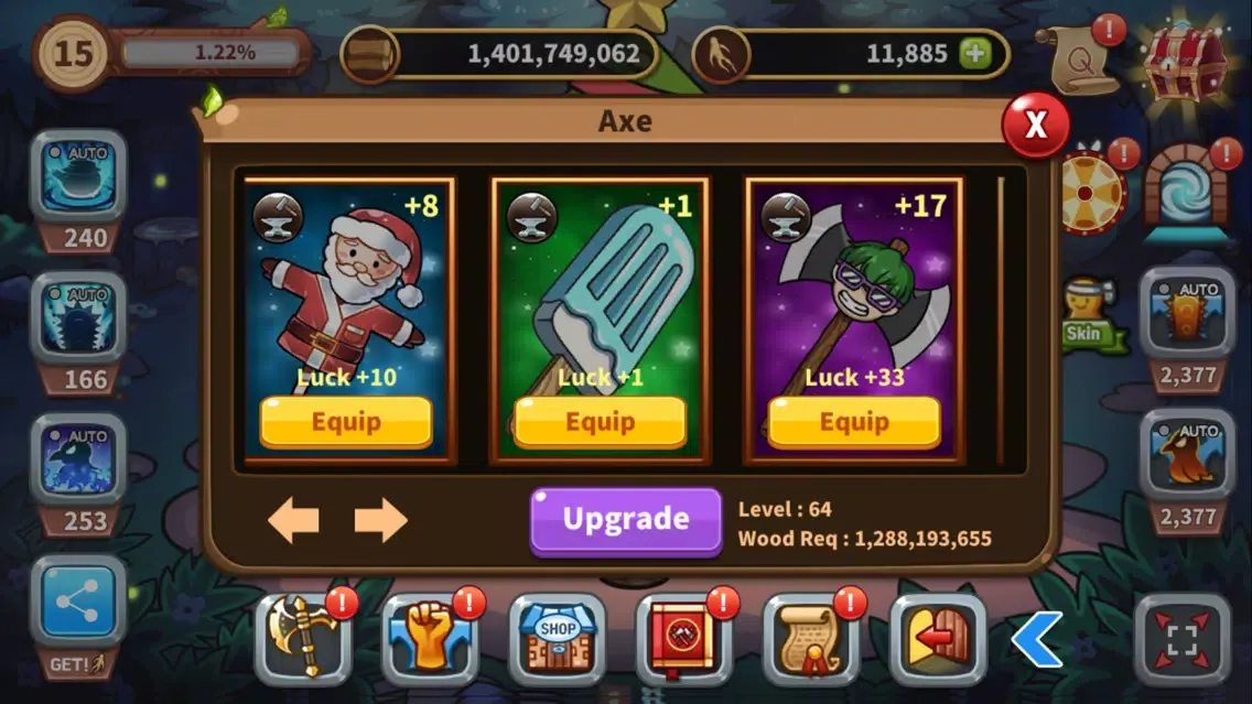 Tap Tap Axe - Idle Clicker 스크린샷