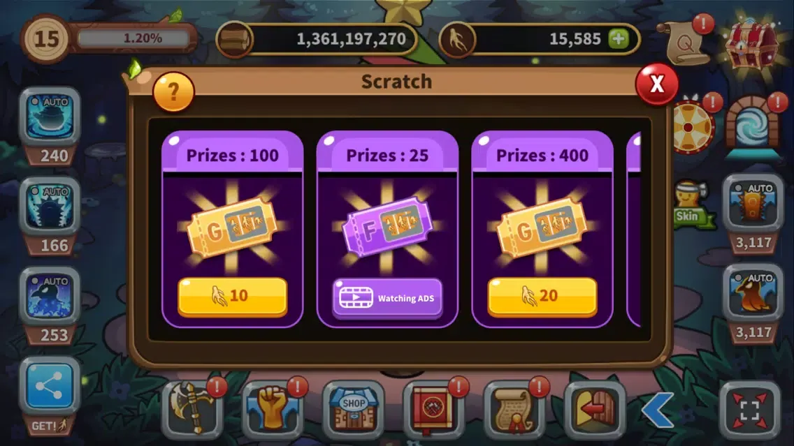 Tap Tap Axe - Idle Clicker 스크린샷