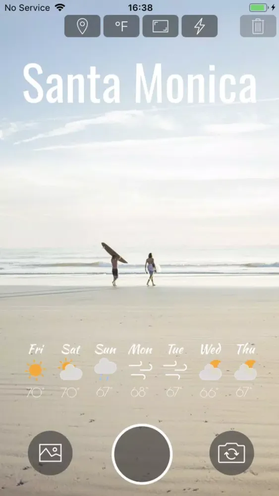 Weather Camera Photo Editor スクリーンショット
