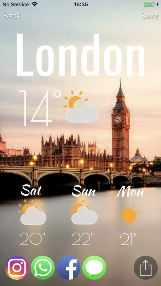 Weather Camera Photo Editor スクリーンショット