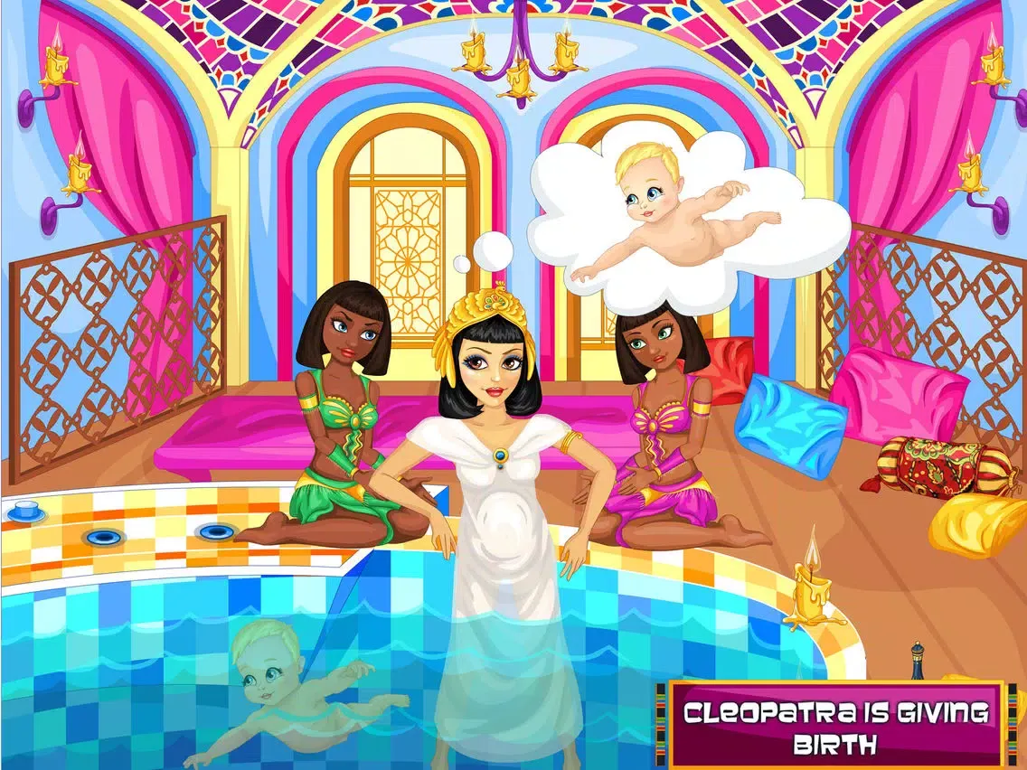Screenshot di Cleopatra Gives Birth into water iPad 