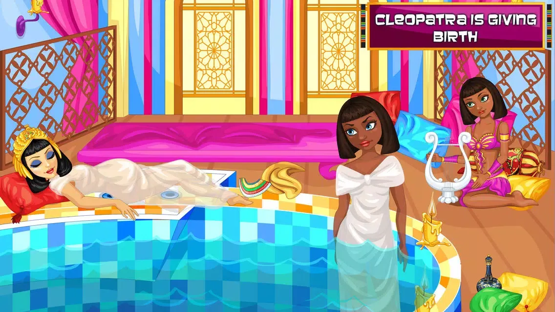 Screenshot di Cleopatra Gives Birth into water