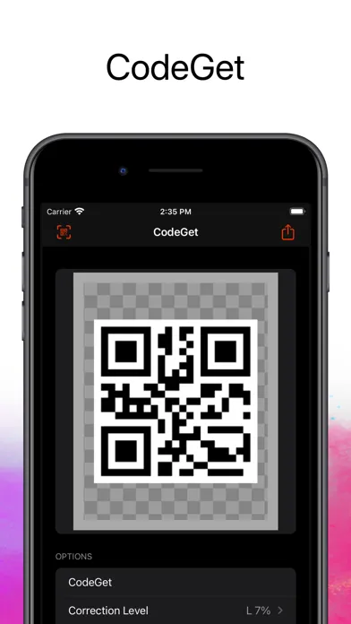 CodeGet Qr Code Generator应用截图