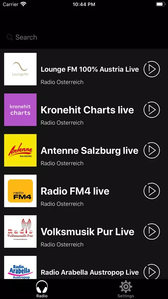Tangkapan skrin Radio Austria | Österreich FM