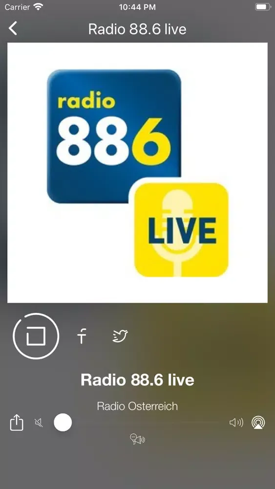 Tangkapan skrin Radio Austria | Österreich FM