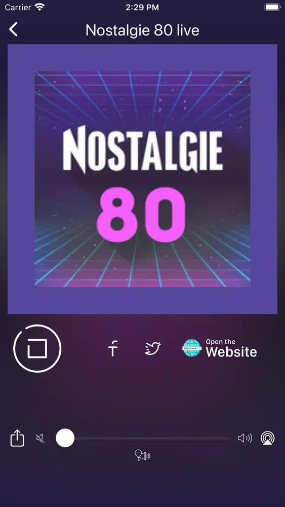 Ảnh chụp màn hình của Radio Belgique - Radio Belgium