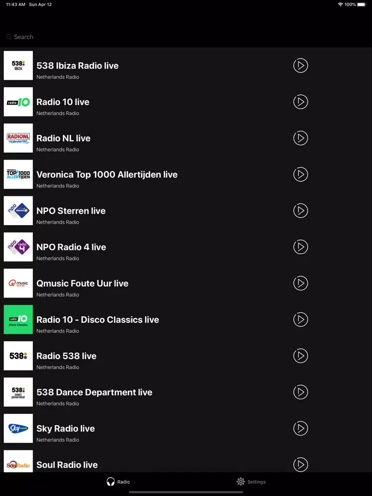 Radio Netherlands | Holland FM iPad  스크린샷