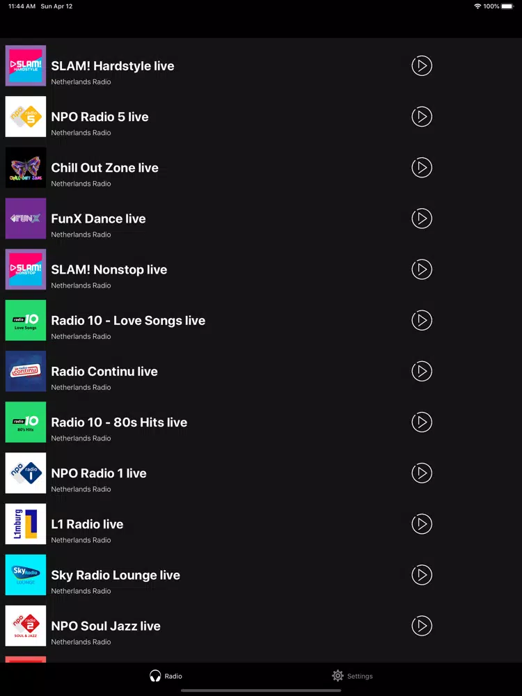 Radio Netherlands | Holland FM iPad  Screenshots