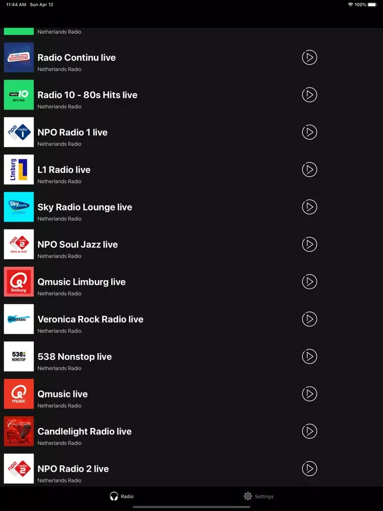 Radio Netherlands | Holland FM iPad  스크린샷