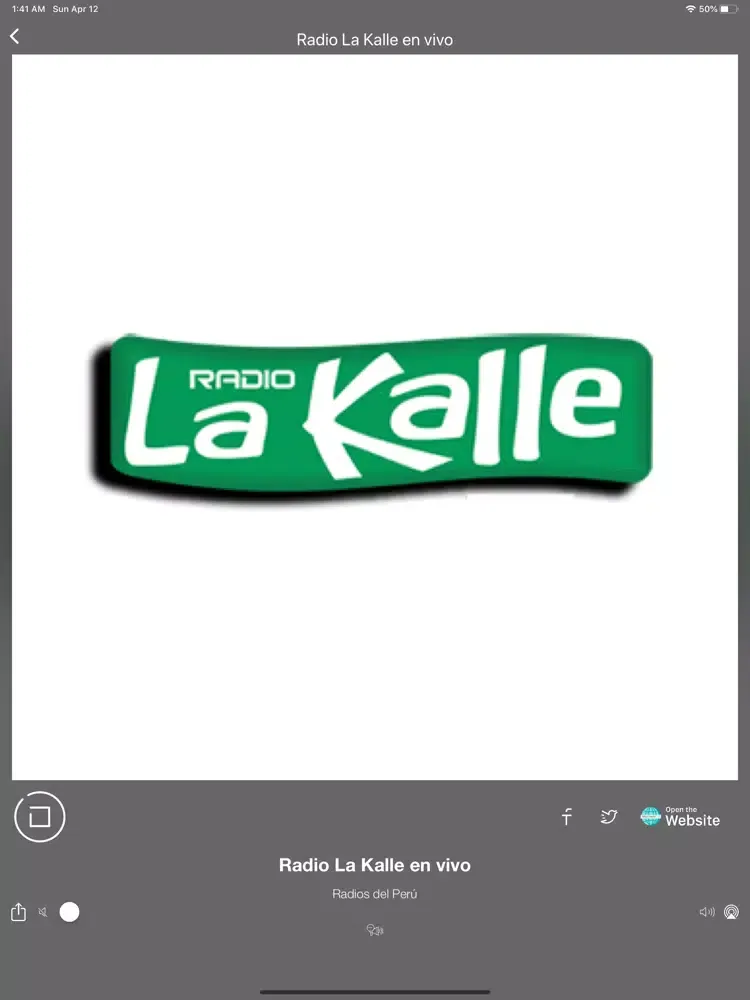Radio Perú; Radios FM Peruanas iPad 應用截圖