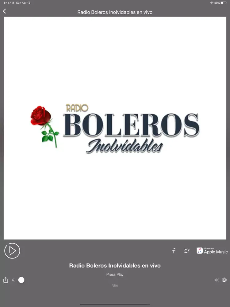 Radio Perú; Radios FM Peruanas iPad 應用截圖
