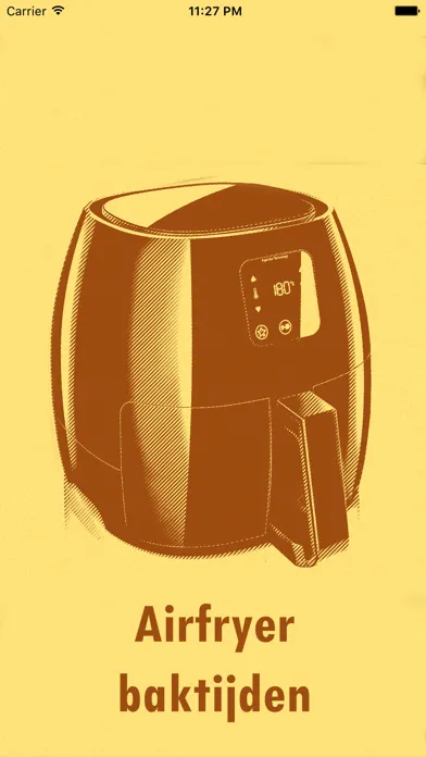 Captures d'écran de Airfryer Baktijden