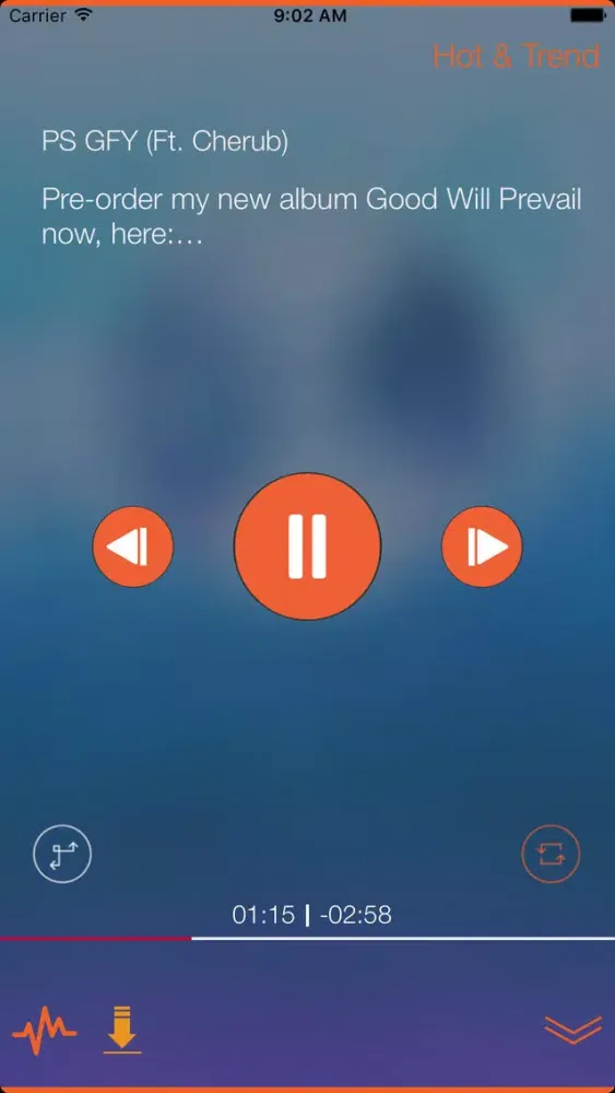 Cloud Sound Streaming Background Music and Audio স্ক্রিনশট