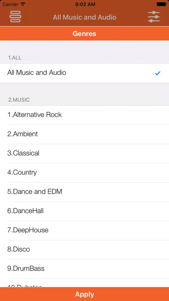 Cloud Sound Streaming Background Music and Audio স্ক্রিনশট