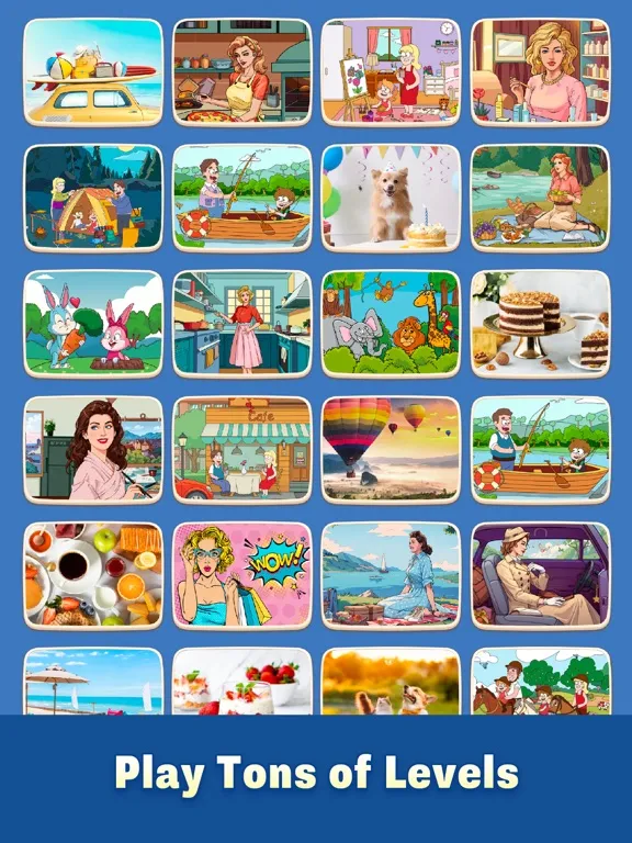 Capturas de pantalla de Find Fun Difference: Spot it! iPad 