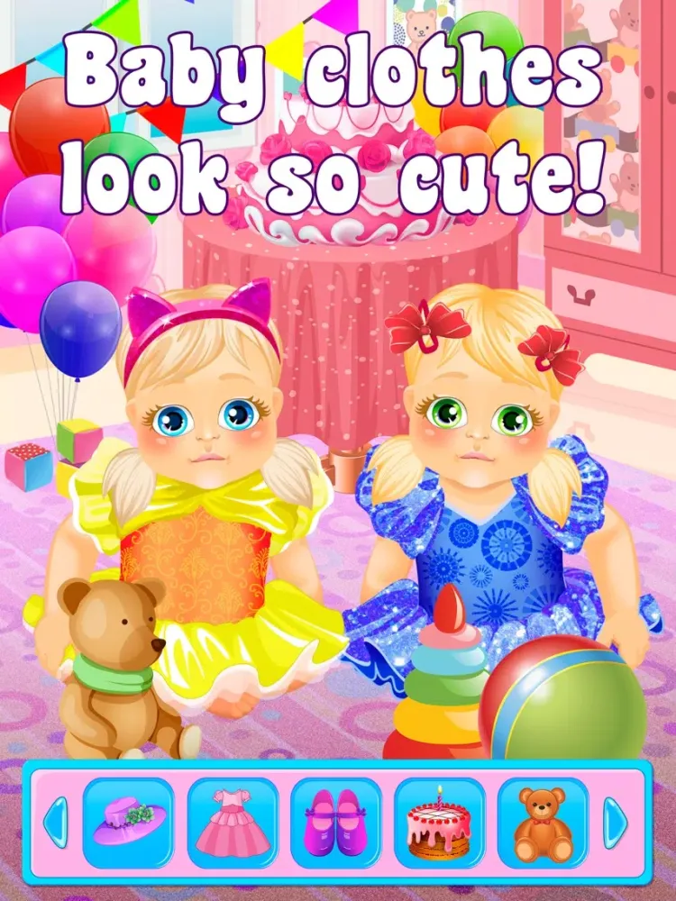 Giant Baby Twins Pregnant Care Free iPad  스크린샷