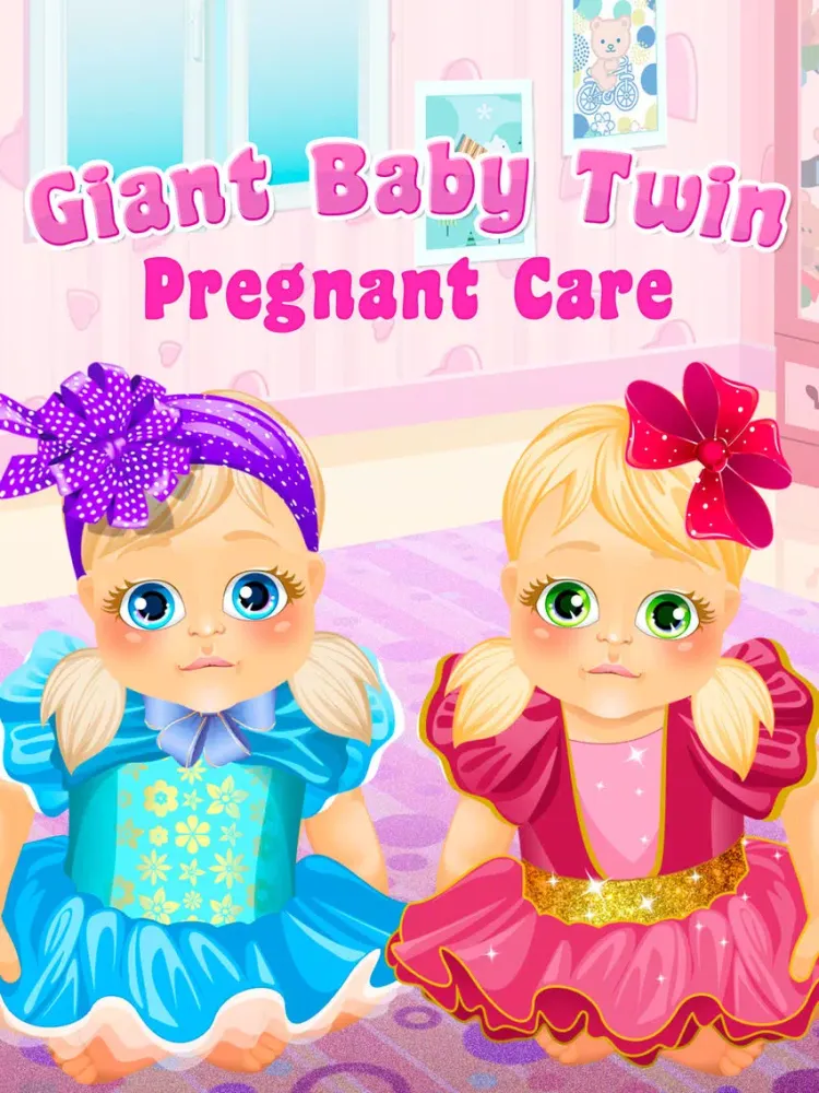 Giant Baby Twins Pregnant Care Free iPad  스크린샷