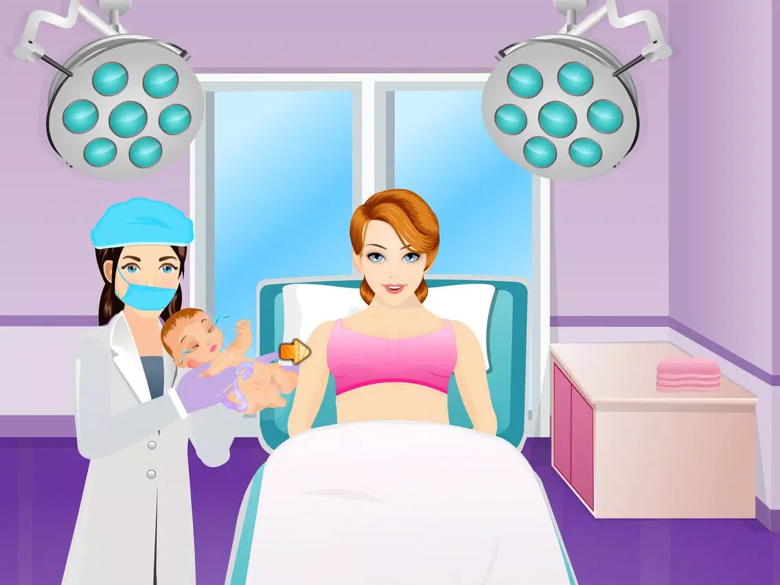 Tangkapan layar Give a Birth to Baby Girl iPad 
