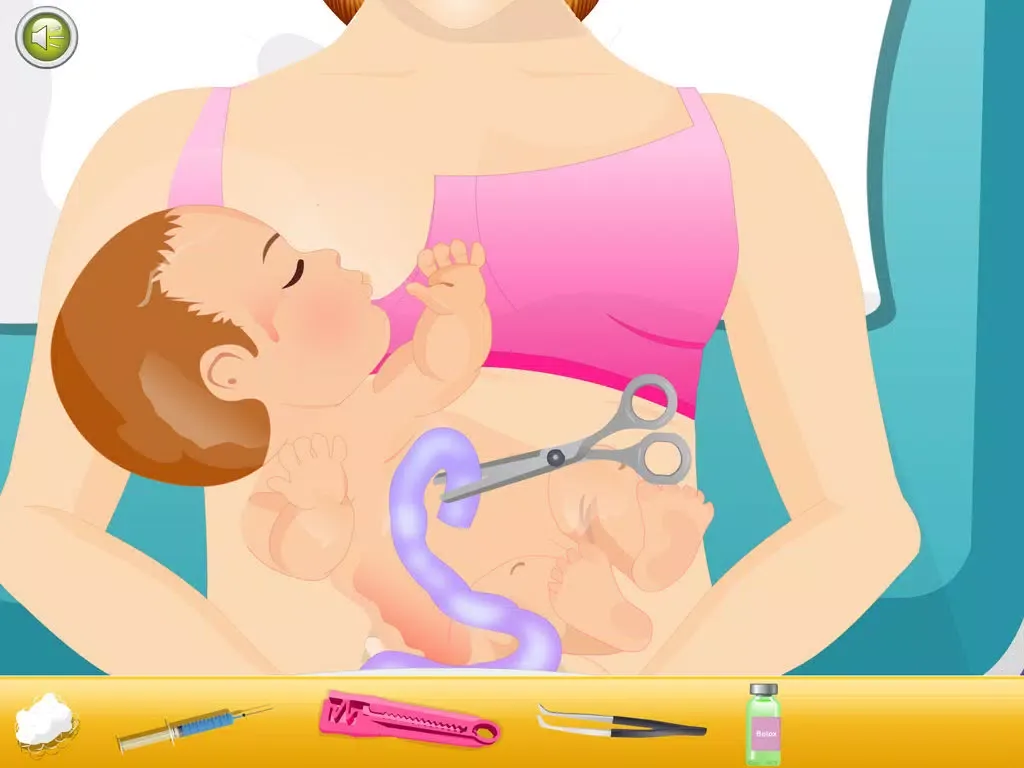 Tangkapan layar Give a Birth to Baby Girl iPad 