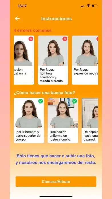 Foto DNI y Pasaporte 스크린샷
