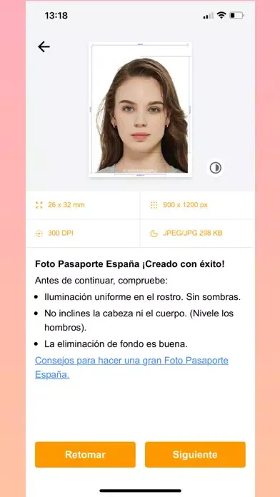 Foto DNI y Pasaporte 스크린샷
