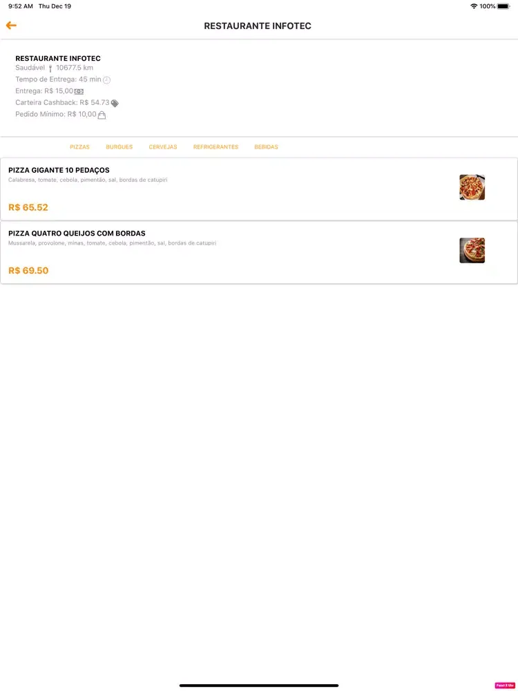 Dukka- Delivery de Comida iPad 应用截图