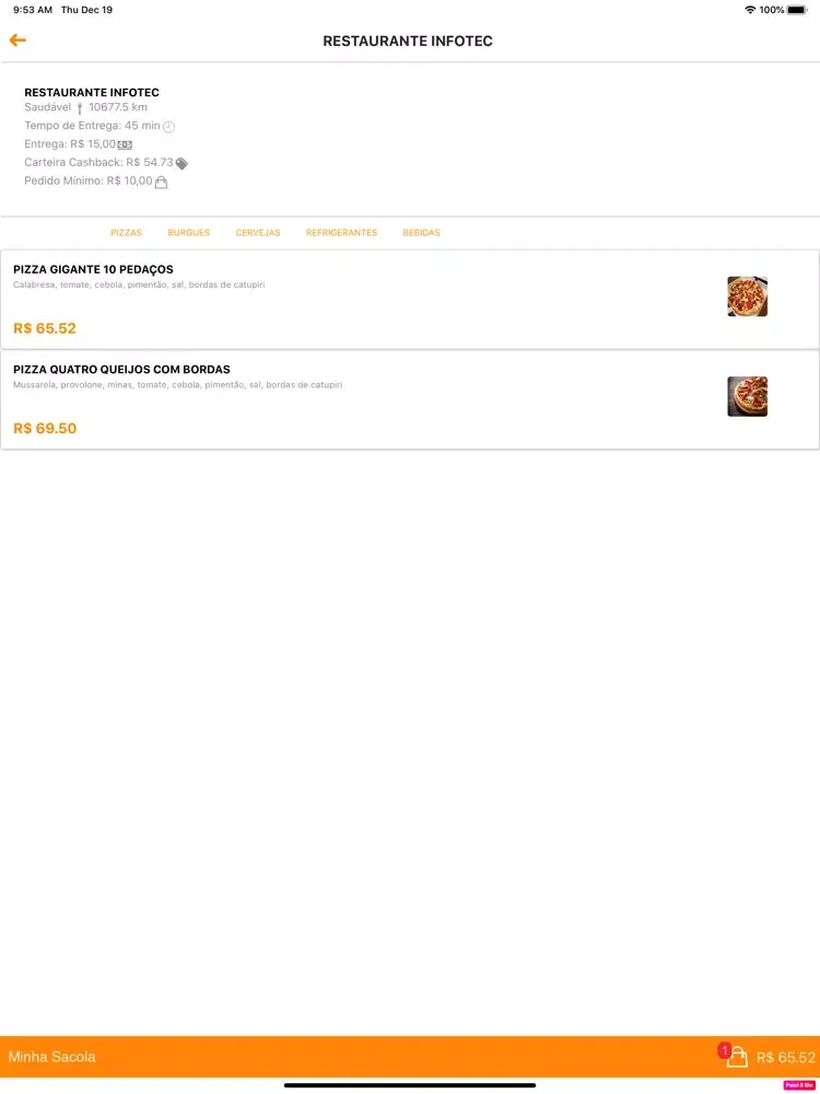 Dukka- Delivery de Comida iPad 应用截图