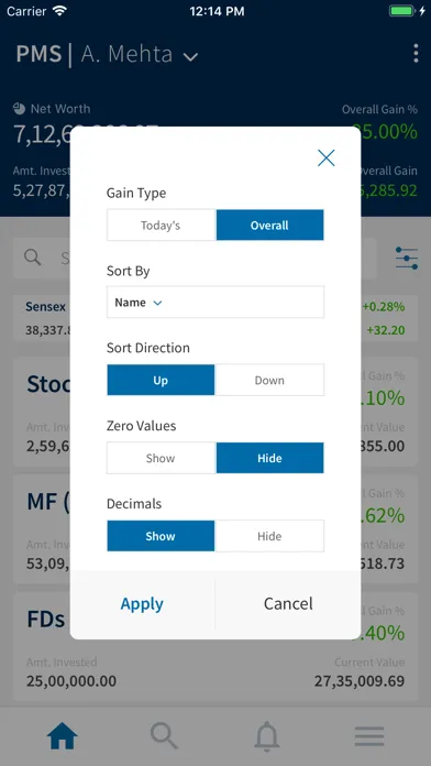 Скриншоты MProfit