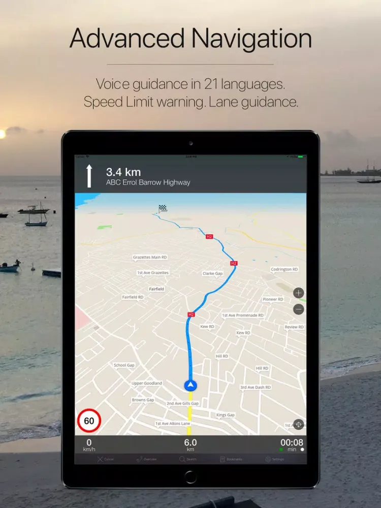 Ảnh chụp màn hình của Barbados Offline Navigation iPad 